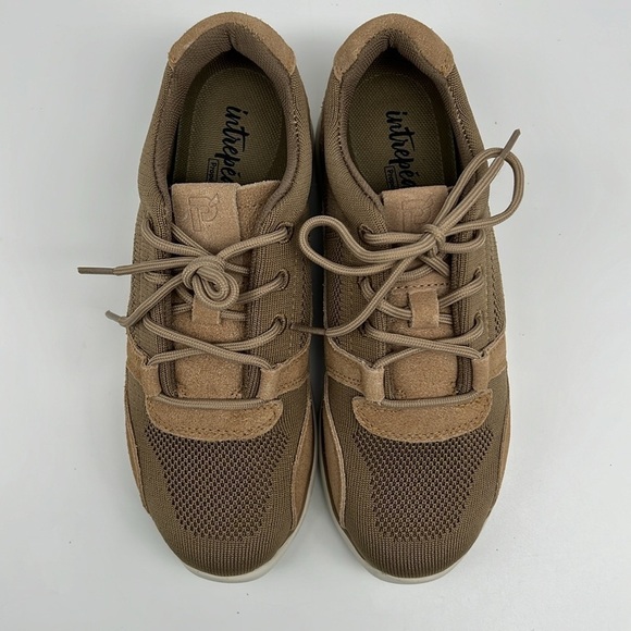 Propet‎ Intrepid Sarah Comfort Support Knit Orthotic Walking Flax Tan 7AA NARROW - Picture 3 of 12